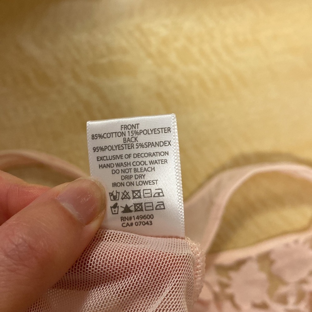 Flora by Flora Nikrooz Lace Burnout Bralette NWT Size S,M - Picture 6 of 7